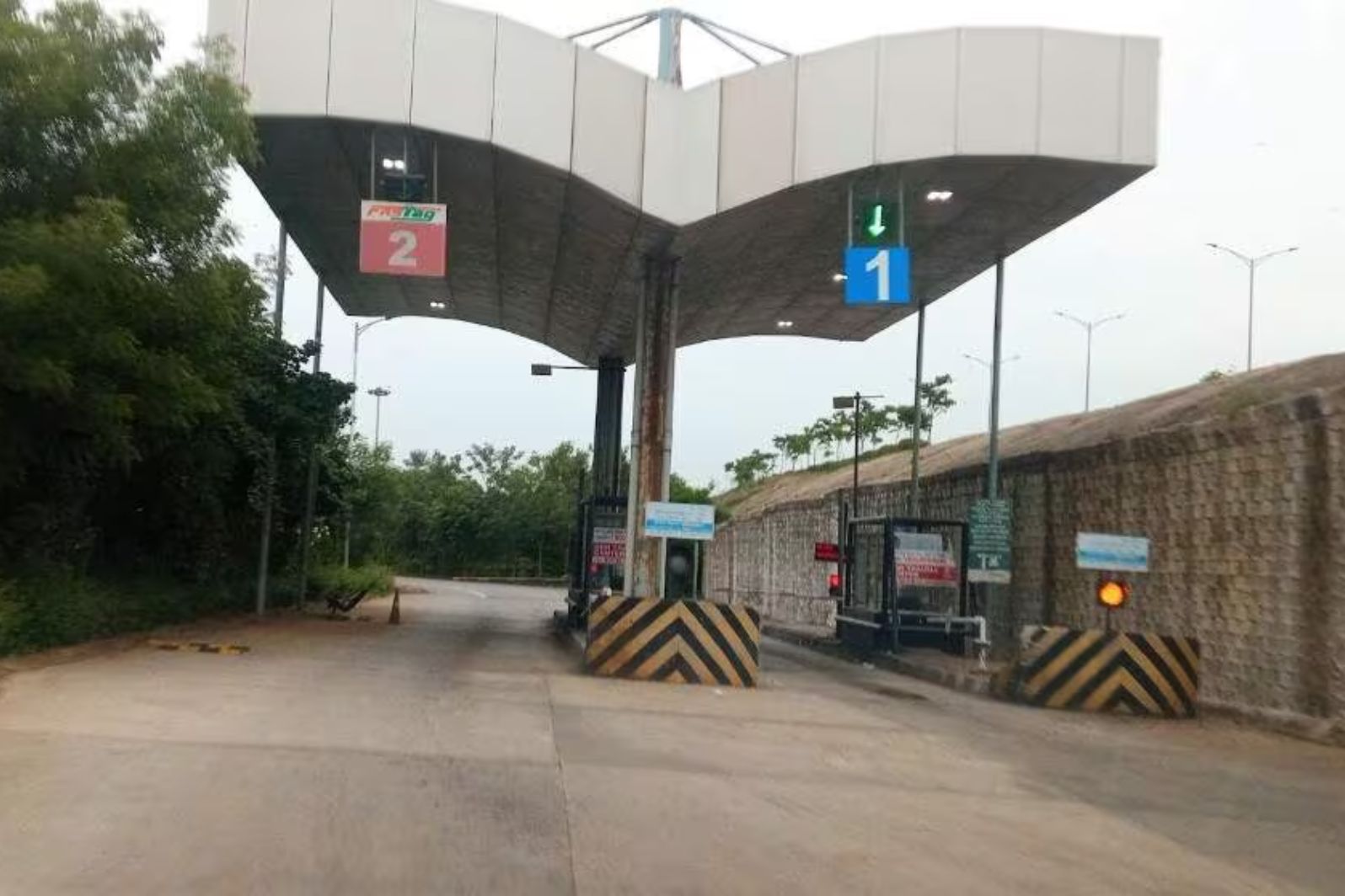 orr exit 14 toll booth telangana